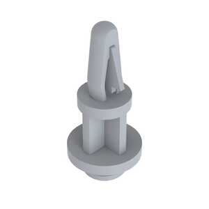 Heyco Bayonet/Key Slot Button PCB Support, .125" L, Nylon