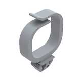 Heyco Optical Wire Saddle, Arrowhead Mount, 1.06" L, .83 x .75" Bundle Capacity, 94V-0 Flammability Rating, Nylon, Natural