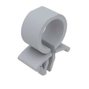 Heyco Split Dart Wire Saddle, .2" Bundle Capacity, Flame Resistant Nylon, Natural