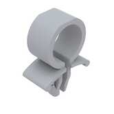 Heyco Split Dart Wire Saddle, .22" Bundle Capacity, Flame Resistant Nylon, Natural