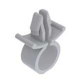 Heyco Split Dart Wire Saddle, .22" Bundle Capacity, Flame Resistant Nylon, Natural