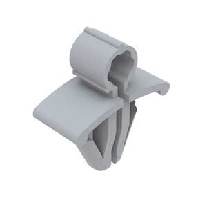 Heyco Split Dart Wire Saddle, .114" Bundle Capacity, Flame Resistant Nylon, Natural