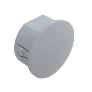 Heyco Strain Relief Hole Plug with Double D Mounting Hole, ..406" H, Nylon, White