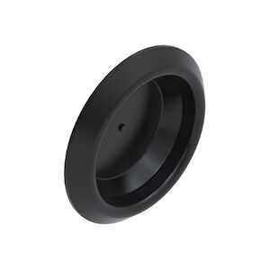 Heyco .37 - .10" Sheet Metal Plug, Recessed Head, .75" Diameter, LDPE