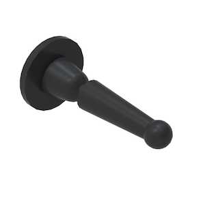 Heyco Break-Away Bumper, .39" Diameter, .08" H, Silicone Rubber 50