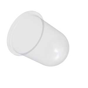 Heyco Conical Adhesive-Backed Bumper, .38" Diameter, .18" H, Polyurethane, Clear