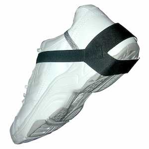 Transforming Technologies HG1360 Series Heel Grounder, 1.25" Cup, Stretch Velcro, 1 Meg, Black