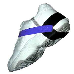 Transforming Technologies HG1341 Series Heel Grounder, 1.25" Cup, Stretch Velcro, 1 Meg, Blue