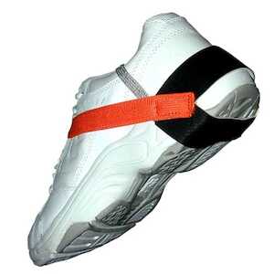 Transforming Technologies HG1370 Heel Grounder, 1.25" Cup, Stretch Velcro, 1 Meg, Orange
