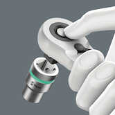 Wera Tools 8006 SC 1 Zyklop Hybrid Ratchet Set, 1/2" Drive, Metric, 13 Pieces