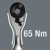 Wera Tools 8001 A Zyklop Mini 1 Bit Ratchet 1/4" SB with 1/4" Drive, 2 Pieces