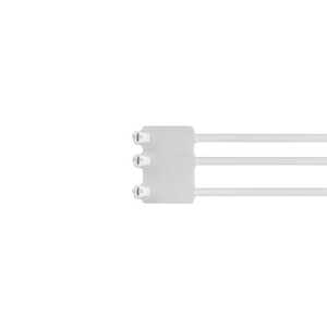 Ty-Rap Identification Cable Tie, Triple Strap Configuration, Natural Nylon 6.6, Max Temp 85°C (185°F), Indoor, Length 185mm (7.3"), Tensile Strength 222 N (50 lbs), Marking Pad Size 46.mm (1.8Inches) x 28mm (1.1"), MS3368-4-9, 500 Pack