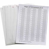 Brady JetTab Self-Laminating Vinyl Labels, 1.38" H x .5" Wx .32" Dia