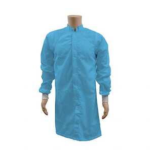 Transforming Technologies ESD Cleanroom Frock, Light Blue, 2XL