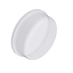 Keystone Flat Bumper, Adhesive-Backed, .375" Dia., .125" H, Clear, 300/Pack