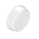 Heyco Flat Bumper, Push-In, .38" Diameter, .13" H, Polyurethane, Clear