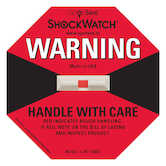 SpotSee L47 ShockWatch Label, 50 G Range, Red