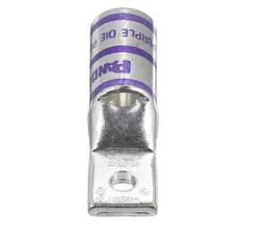Panduit Pan-Lug 0 Hole Copper Compression Lug, 4/0 AWG, Stud Hole Size, 4.58" L