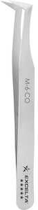 Excelta Cobaltima Tweezer, 5 Star Mini 75° Angled Fine Point, Cobalt