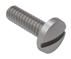 0-80 X 1/16" Long, Slotted Binding Head, Stainless Steel Machine Screw. Specification - ASME B18.6.3