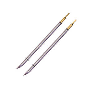 Metcal 600 Series MicroFine Tweezer Solder Tip Cartridge, Power Wedge, 0.3 mm x 5.4 mm