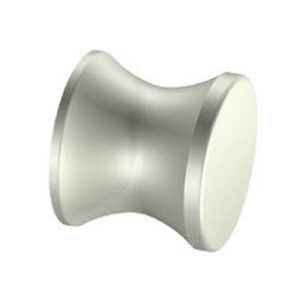 Southco Point Knob, M4 Thread, Zinc Alloy, Brushed Nickel