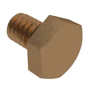 1"-8 X 1-1/2" Long, Silicon Bronze, Hex Head Cap Screw
