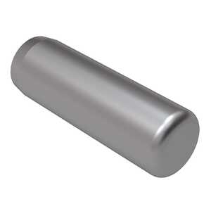 1" X 3" Long, Headless Dowel Pin, Stainless Steel