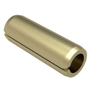 1/16" X 1/2" Long, Slotted Spring Pin, Carbon Steel, Cadmium