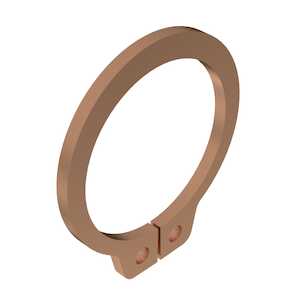 0.197" External Retaining Ring, Copper