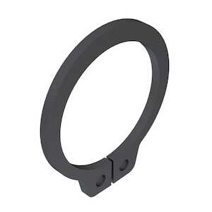0.276" External Retaining Ring, Carbon Steel, Black Phosphate