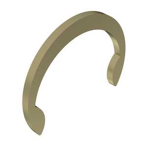 0.236" External Crescent Retaining Ring, Carbon Steel, Cadmium