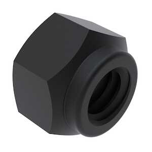 1" - 12 Stainless Steel, Hex Locknut w/ Elliptical Lock, Passivated & Dry Film Lubricant
