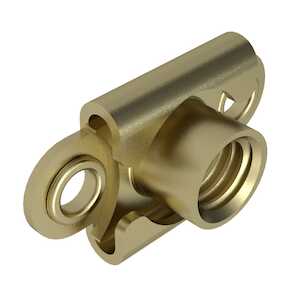 1/4"-28 Steel Self-Locking Floating Nutplate, w/ Eyelets, Cadmium