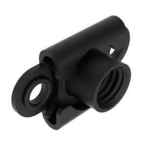 1/4"-28 Steel Self-Locking Floating Nutplate, w/ Eyelets, Cadmium & Dry Film Lube