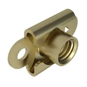 1/4"-28 Steel Self-Locking Floating Nutplate, w/o Eyelets, Cadmium