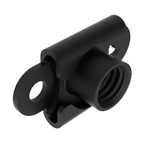 1/4"-28 Steel Self-Locking Floating Nutplate, w/o Eyelets, Cadmium & Dry Film Lube