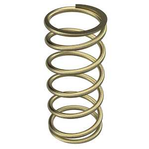 0.016" Compression Spring, .250" L, Music-Wire Steel, Cadmium, MS24585-1001
