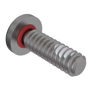 1/4" - 20 X 1/2" Long, Phillips, Pan Head, Stainless Steel, Sealing Screw. Nylon Patch, Silicone O-Ring.