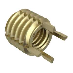 1/2-20 Solid Wall Insert, Alloy Steel, Cadmium, Heavy Duty, Key Locked, 11/16" L