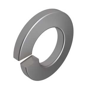 #0 Split Lock Washer, Hi-Collar, .068" ID, .112" OD, .018" Thickness, Stainless Steel, Passivated, MS51848-41/NAS1676C0
