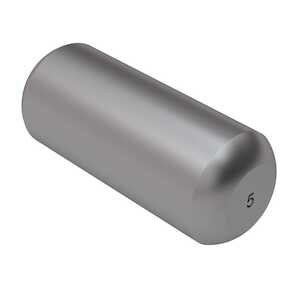 1/16" Stainless Steel, Straight Headless Dowel Pin, .005" Oversize, 1/4" L