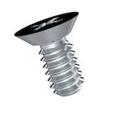 0-80 X 1/16" Long, Phillips, Undercut 82 Degree Flat Head, Steel Machine Screw. Zinc Clear Trivalent, Commercial. Specification - ASME B18.6.3