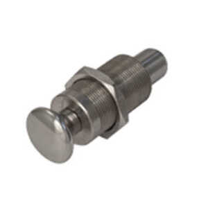 Southco Push-to-Close Pin Latch, Knob, Stainless Steel