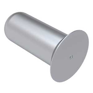 100 Degree Flush Shear Head Rivet, .098" Mounting Hole Dia., 1/4" L, Aluminum Alloy, Anodized Clear