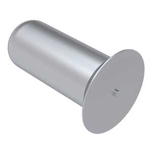 100 Degree Flush Shear Head Rivet, .098" Mounting Hole Dia., 1/2" L, Aluminum Alloy, Anodized Clear