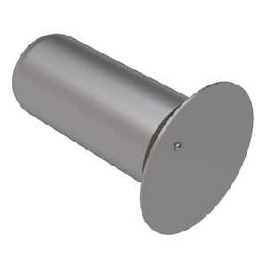 100 Degree Flush Shear Head Rivet, .098" Mounting Hole Dia., 15/16" L, Stainless Steel, Passivated