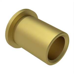 1" Press-Fit Flanged Bushing, 1.05" Long, Alloy Steel, Cadmium