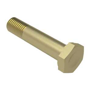 1"-12 X 1-3/16" Grip, Alloy Steel Hex Head Screw, Undrilled, Cadmium