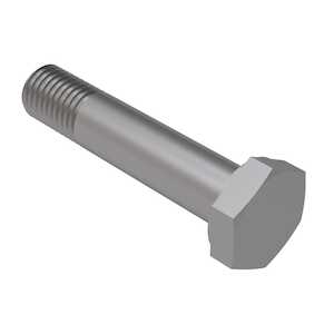 1-1/4-12 X 1-1/4" Grip Length A286 Stainless Steel Hex Head Bolt, Undrilled, Passivated